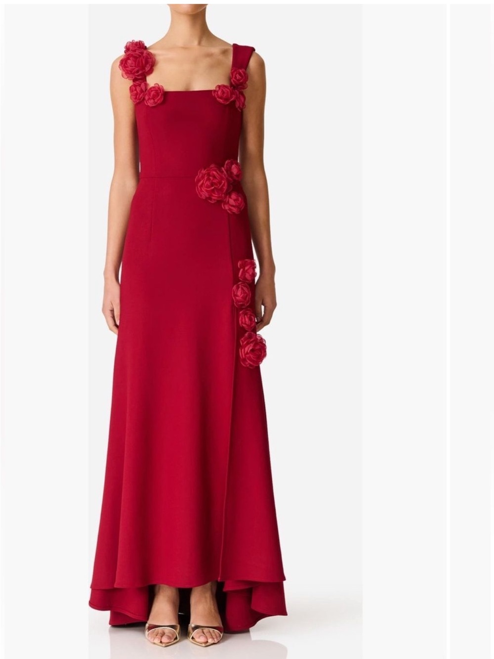 Elliatt Evanora Maxi Dress Red Floral